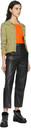 Levi's Black Faux-Leather Math Club Trousers