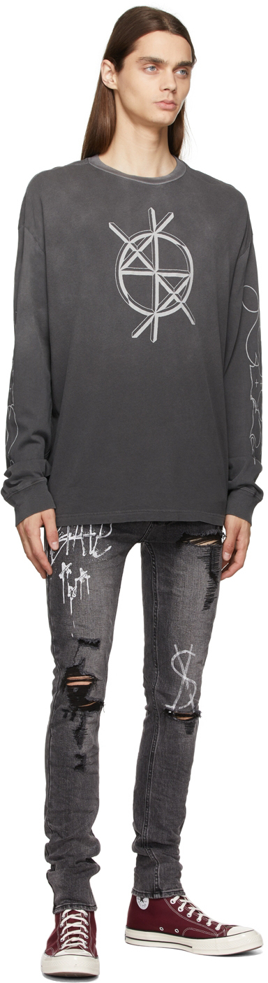 Black Van Winkle Graffiti Jeans Ksubi