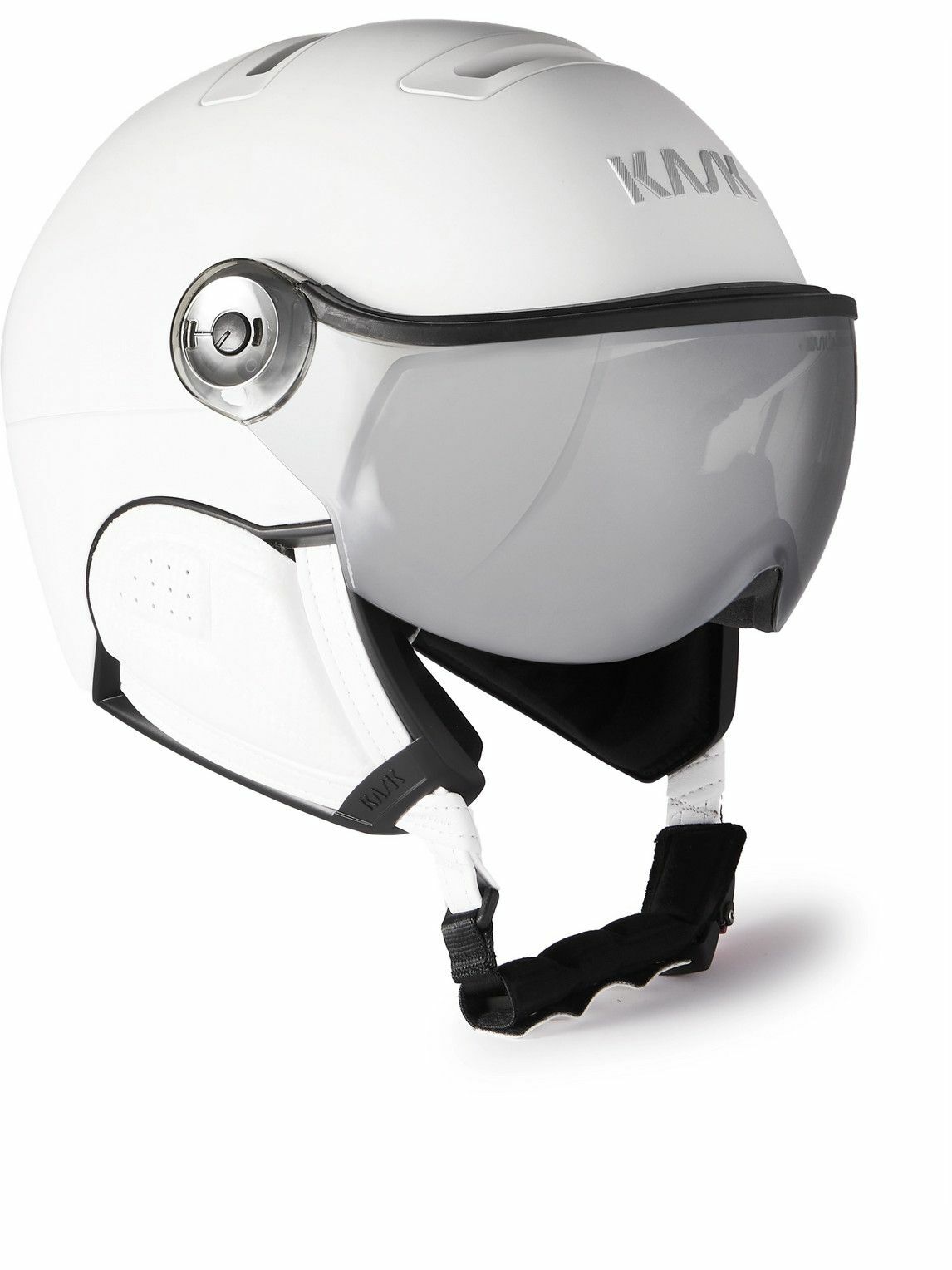 KASK Shadow LogoEmbossed Ski Helmet White KASK