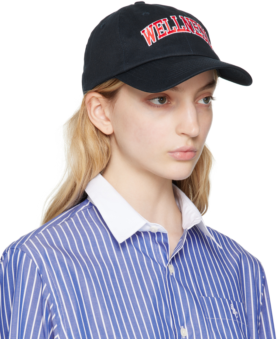 Sporty & Rich Navy Wellness Ivy Cap Sporty & Rich