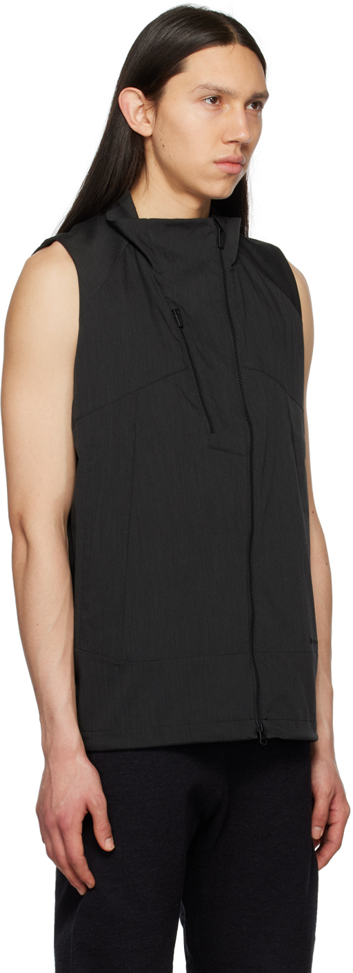 Snow Peak Black Zip Vest Snow Peak