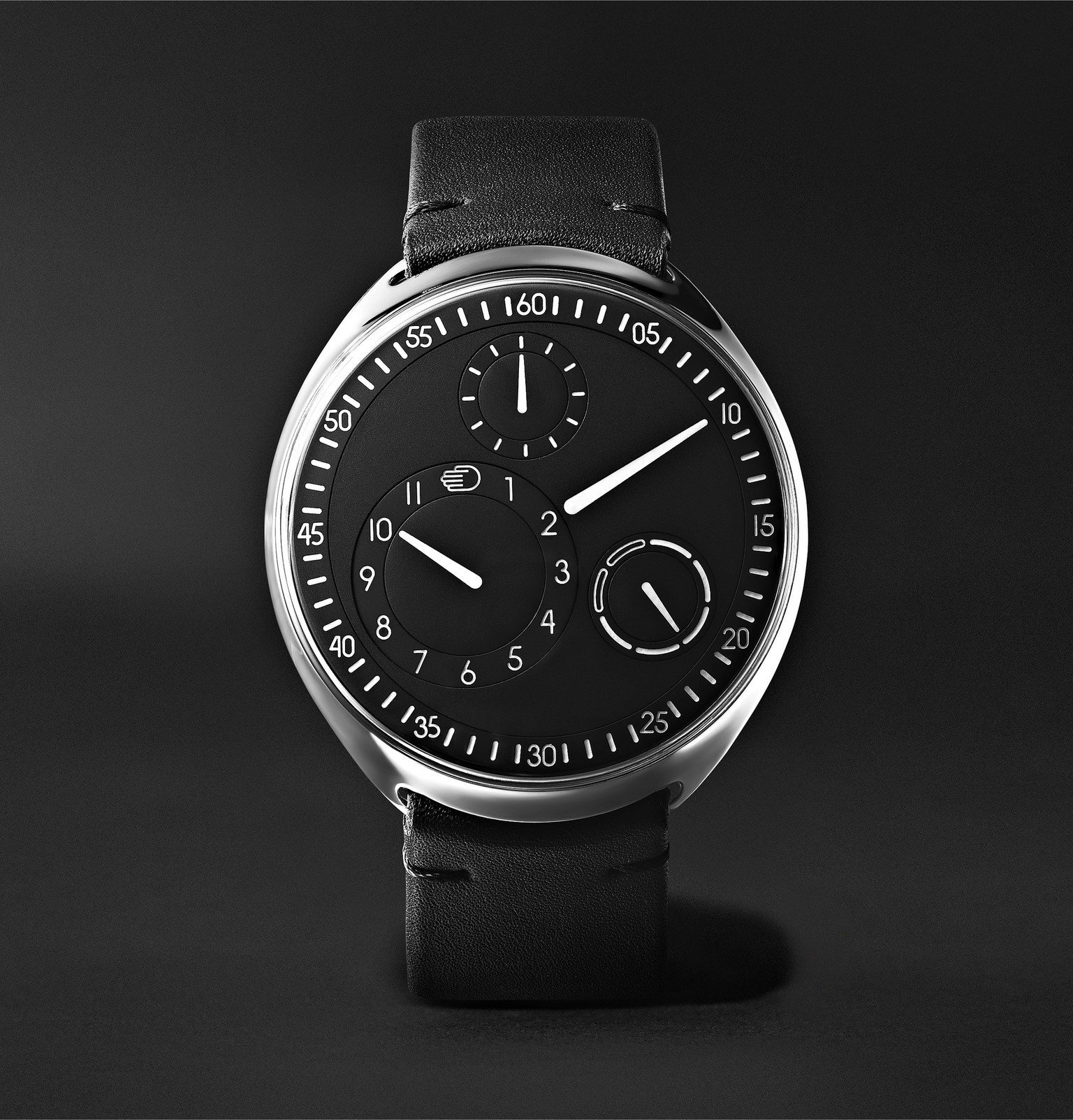 Ressence Type 1 Slim Mechanical 42mm Titanium and Leather Watch