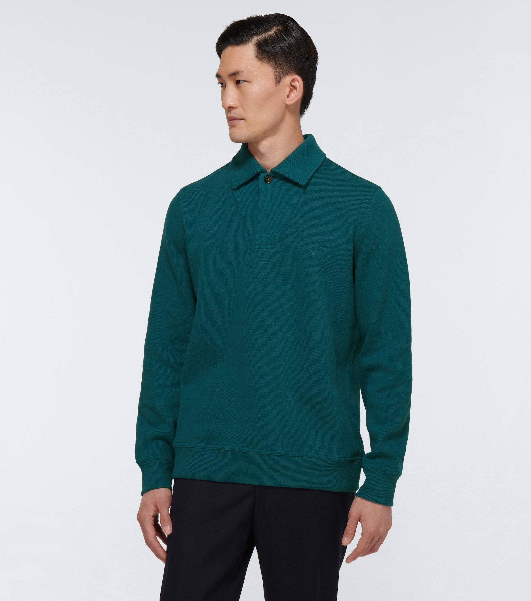 Loro Piana - Horsey® long-sleeved polo sweater Loro Piana