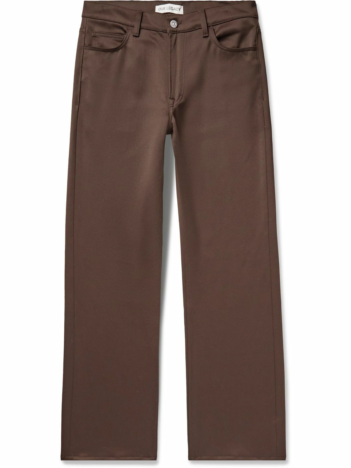 Photo: Our Legacy - 70s Straight-Leg Virgin Wool Trousers - Brown