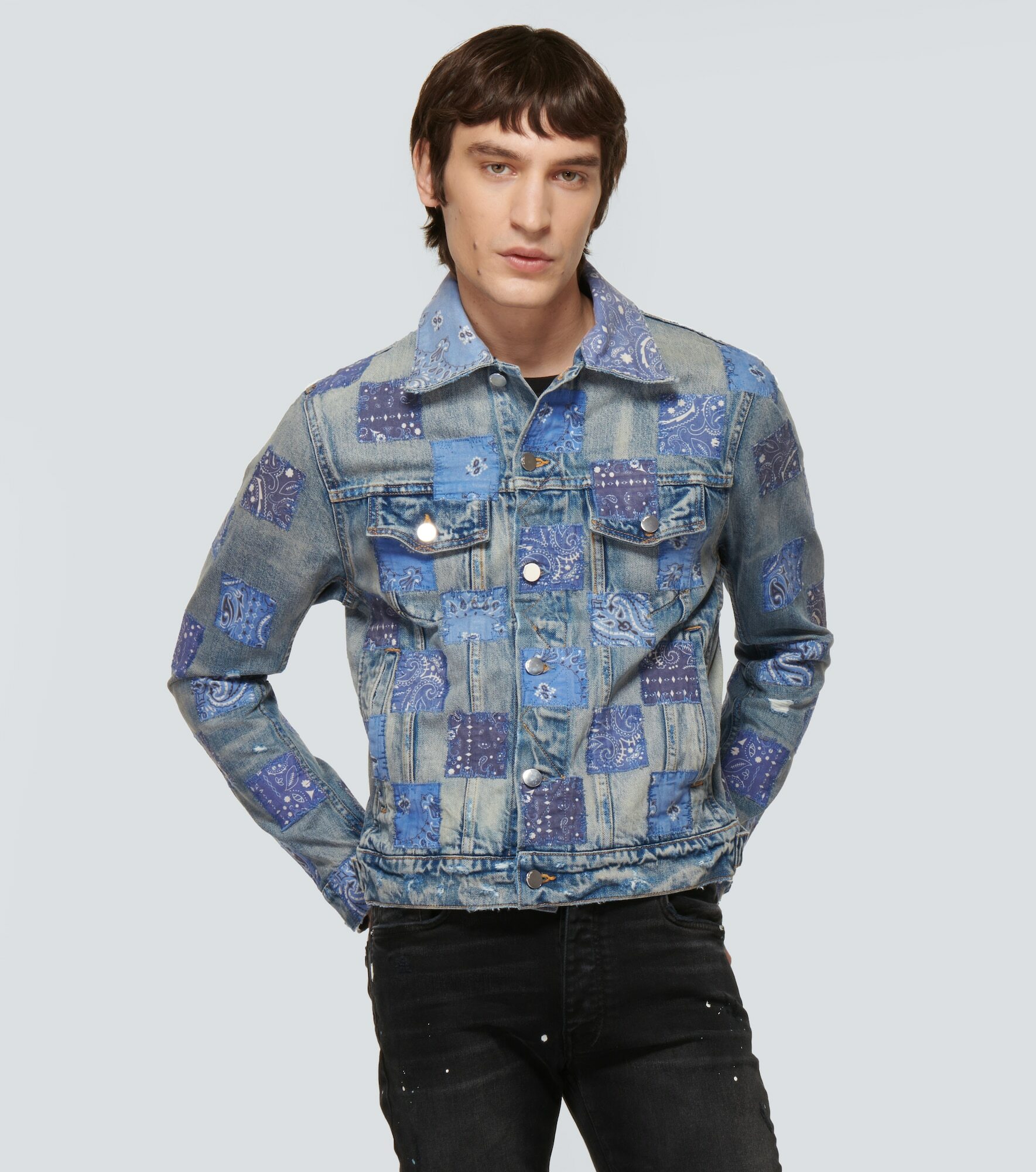 Amiri - Patchwork denim jacket Amiri