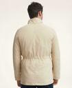 Brooks Brothers Men's Safari Jacket In Water-Repellent Ripstop | Dark Beige