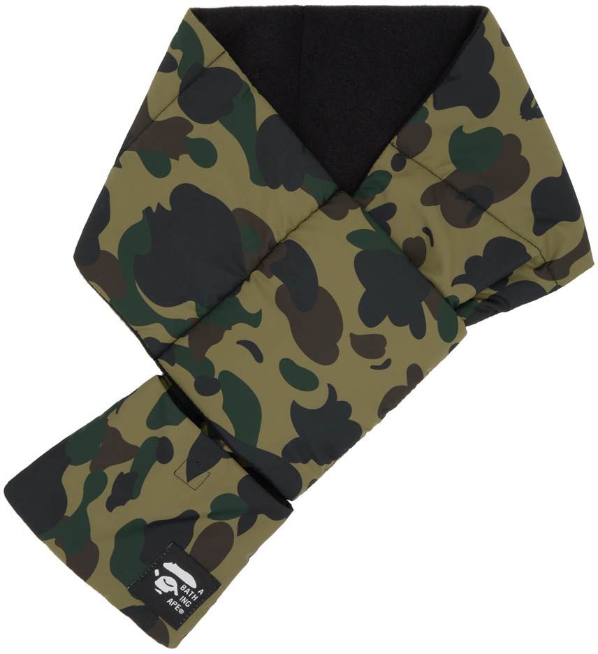 BAPE Khaki 1st Camo Pocket Scarf A Bathing Ape