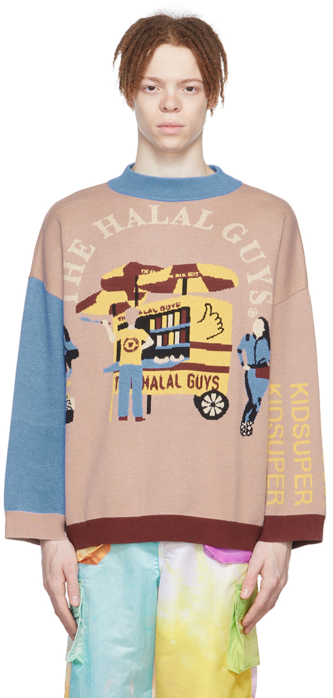 Photo: KidSuper Pink 'The Halal Guys' Sweater