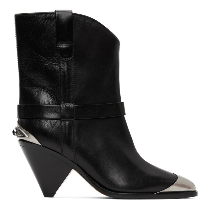 Isabel Marant Black Lamsy Boots Isabel Marant