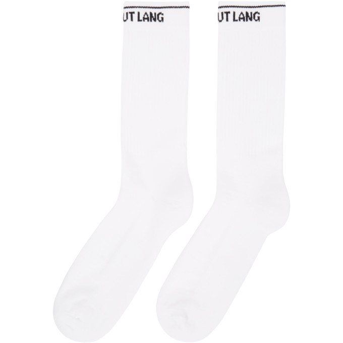 Helmut Lang White School Socks Helmut Lang