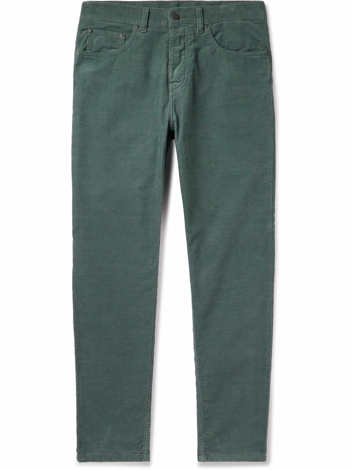 Carhartt WIP - Newel Tapered Cotton-Corduroy Trousers - Green Carhartt WIP