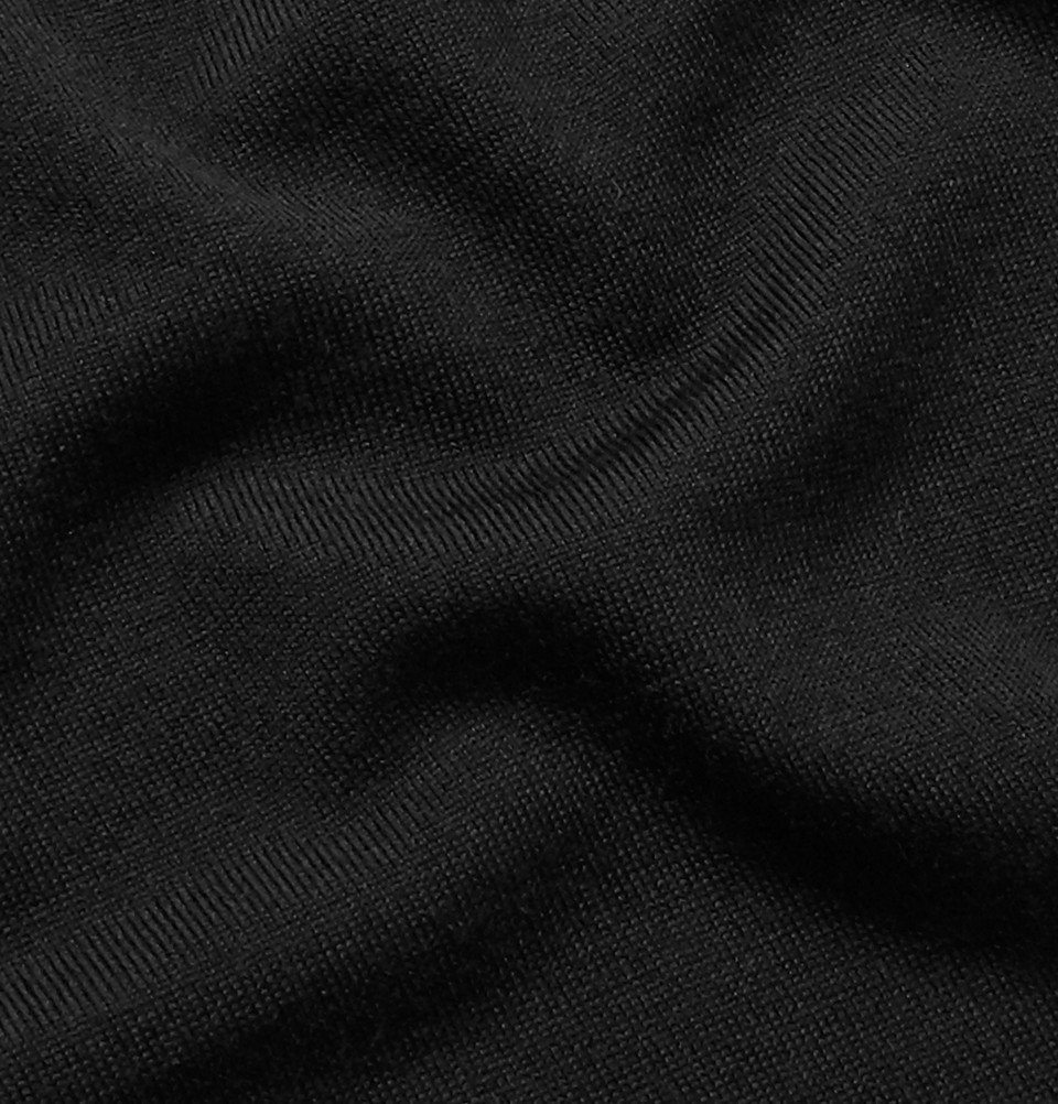 Berluti - Knitted Wool T-Shirt - Men - Black Berluti