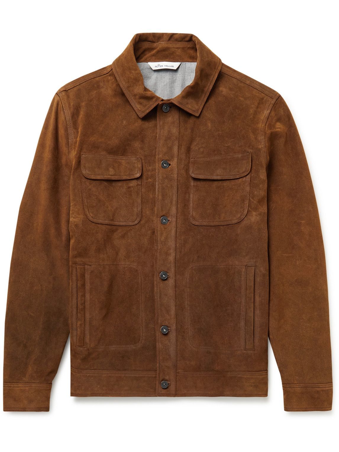 peter millar suede shirt jacket