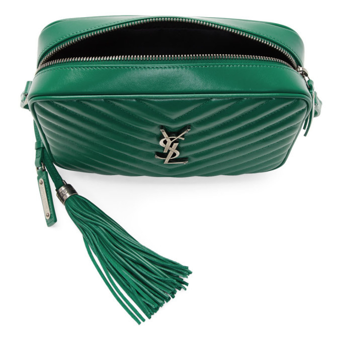 ysl camera bag green