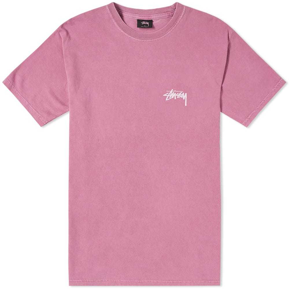 Stussy Ace Pigment Dyed Tee Pink Stussy