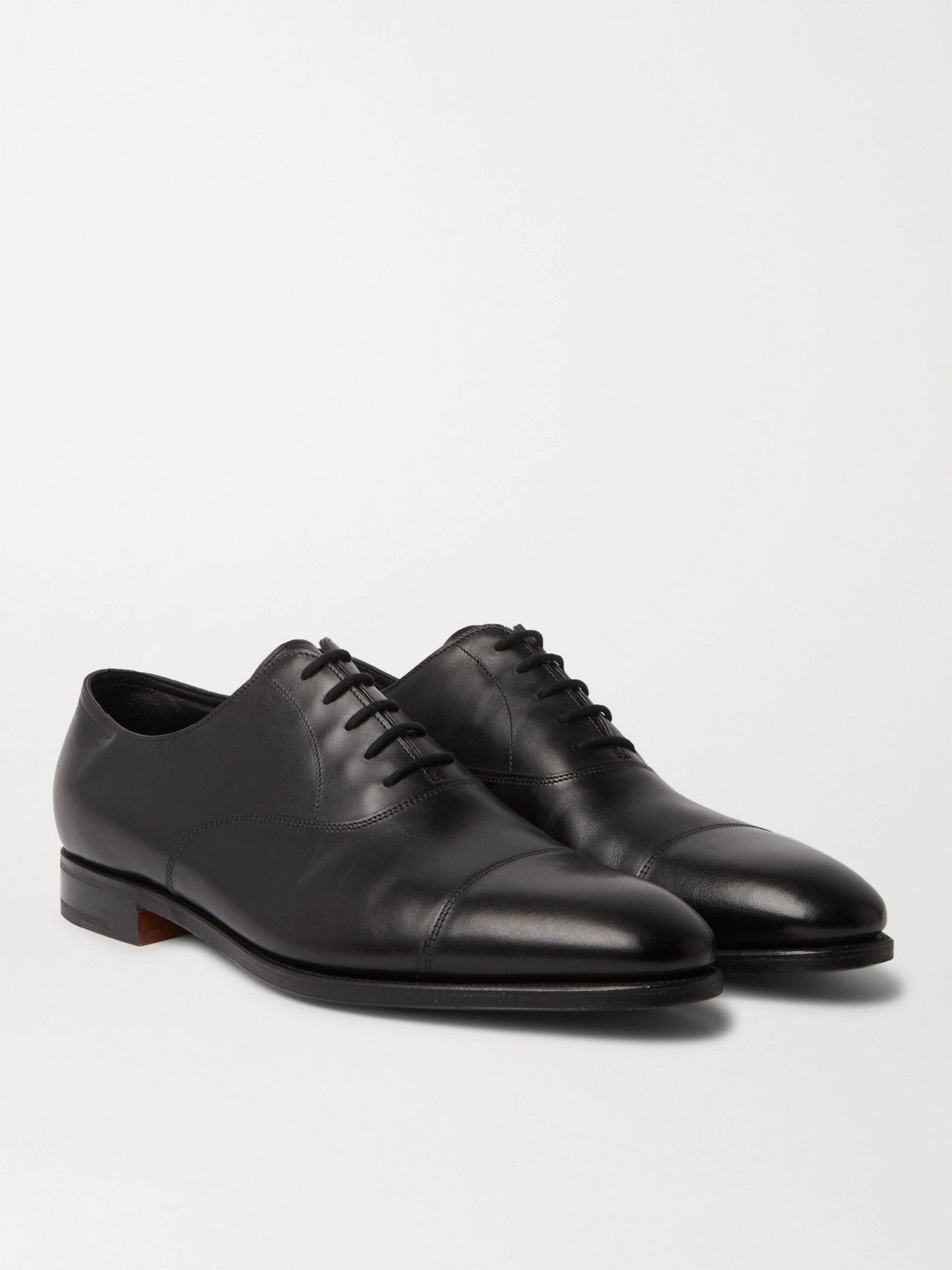 John Lobb - City II Leather Oxford Shoes - Black John Lobb