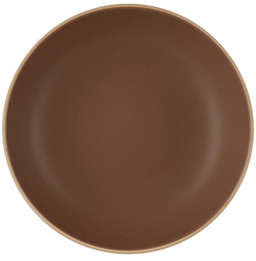 Lineage Ceramics Black Deep Dinner Plate, 4 pcs