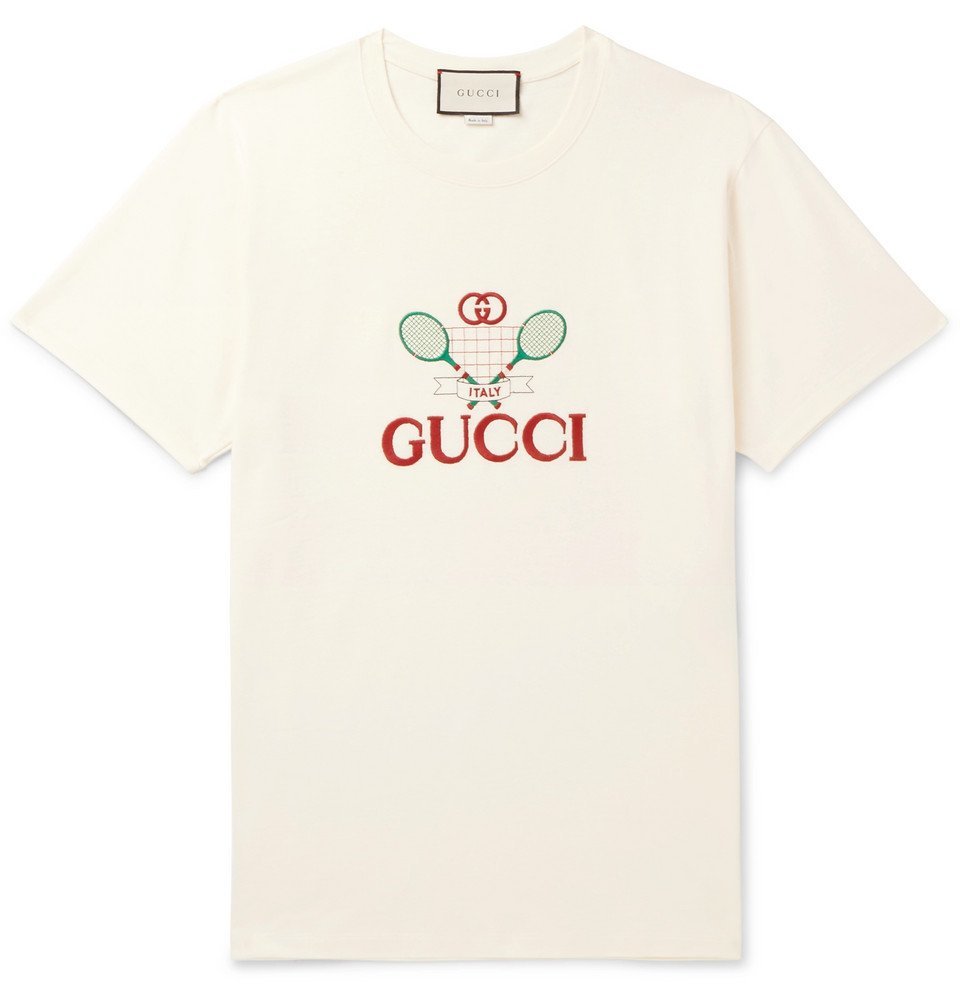 cream gucci shirt