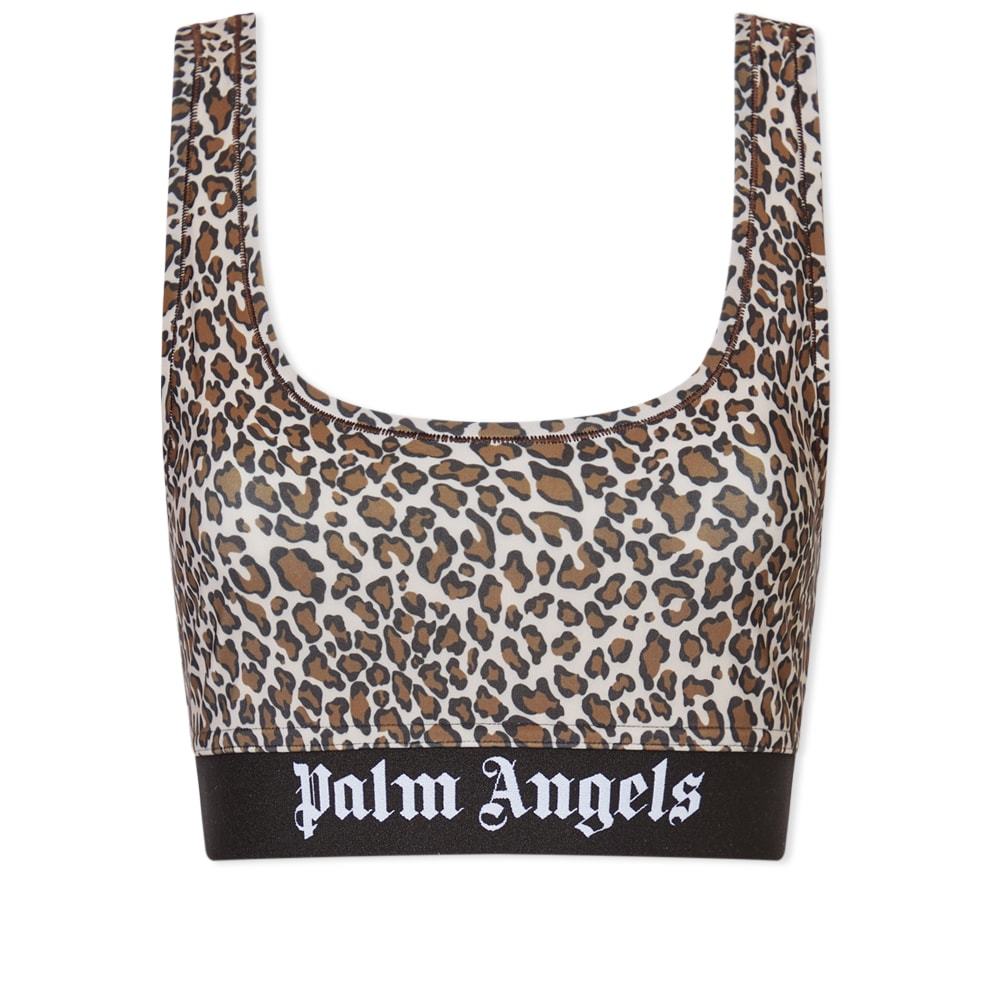 Palm Angels Leopard Print Sports Bra Palm Angels
