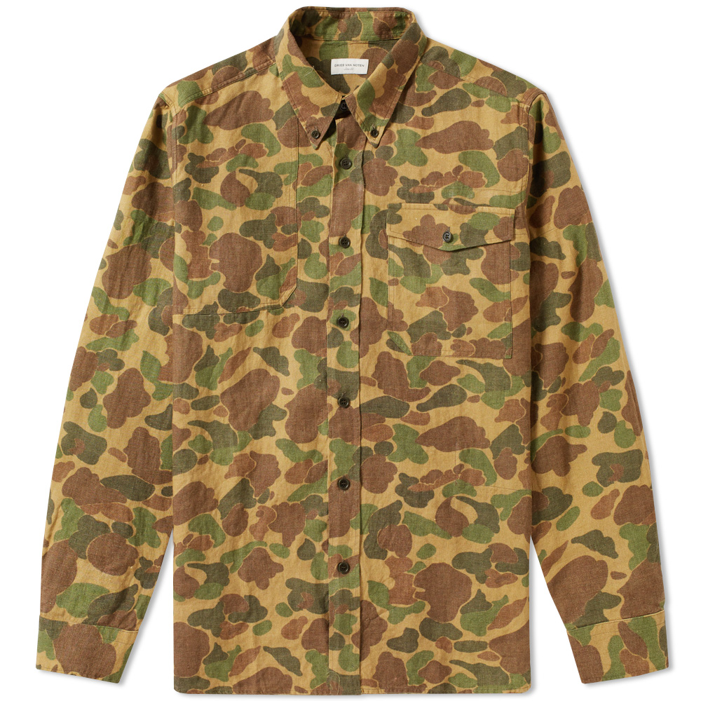 Dries Van Noten Castell Camouflage Overshirt Dries Van Noten