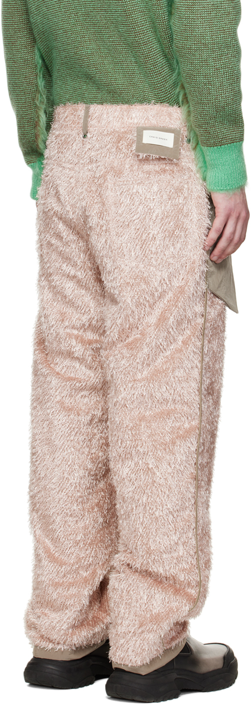 Craig Green Pink Fluffy Reversible Trousers Craig Green