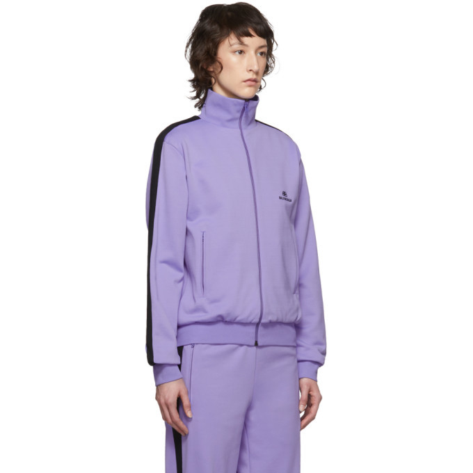 balenciaga jacket violet