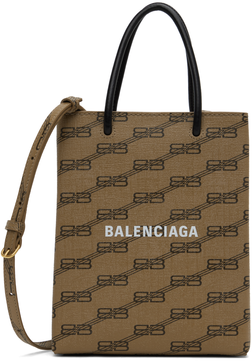 Balenciaga Beige Mini Shopping Bag Balenciaga