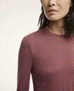 Brooks Brothers Women's Rope Print Long Sleeve T-Shirt | Navy