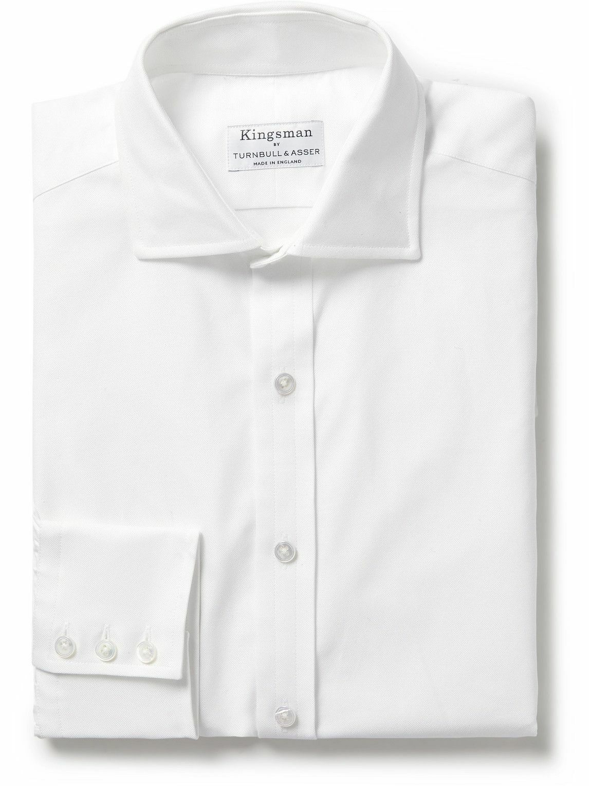 Kingsman Cotton Royal Oxford Shirt White Kingsman