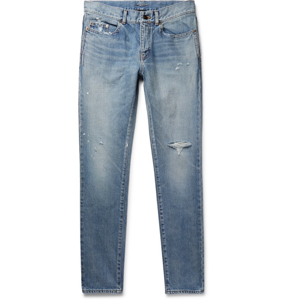 paint splatter jeans slim fit