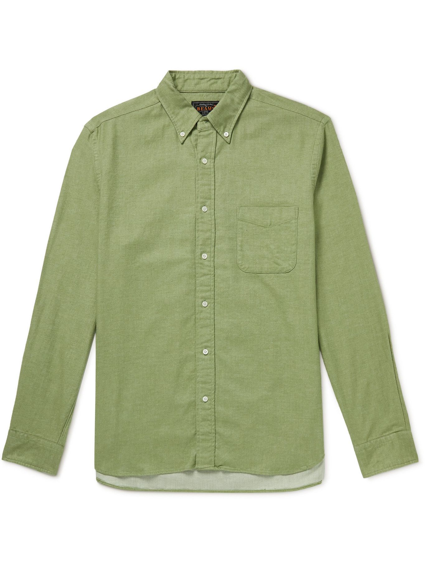 Beams Plus - Button-Down Collar Cotton-Flannel Shirt - Unknown Beams Plus