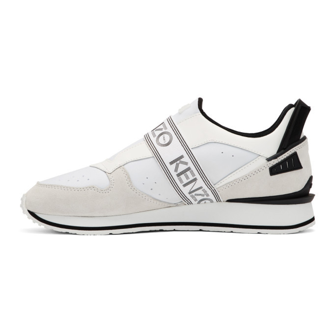 Kenzo White New K-Run Sneakers Kenzo