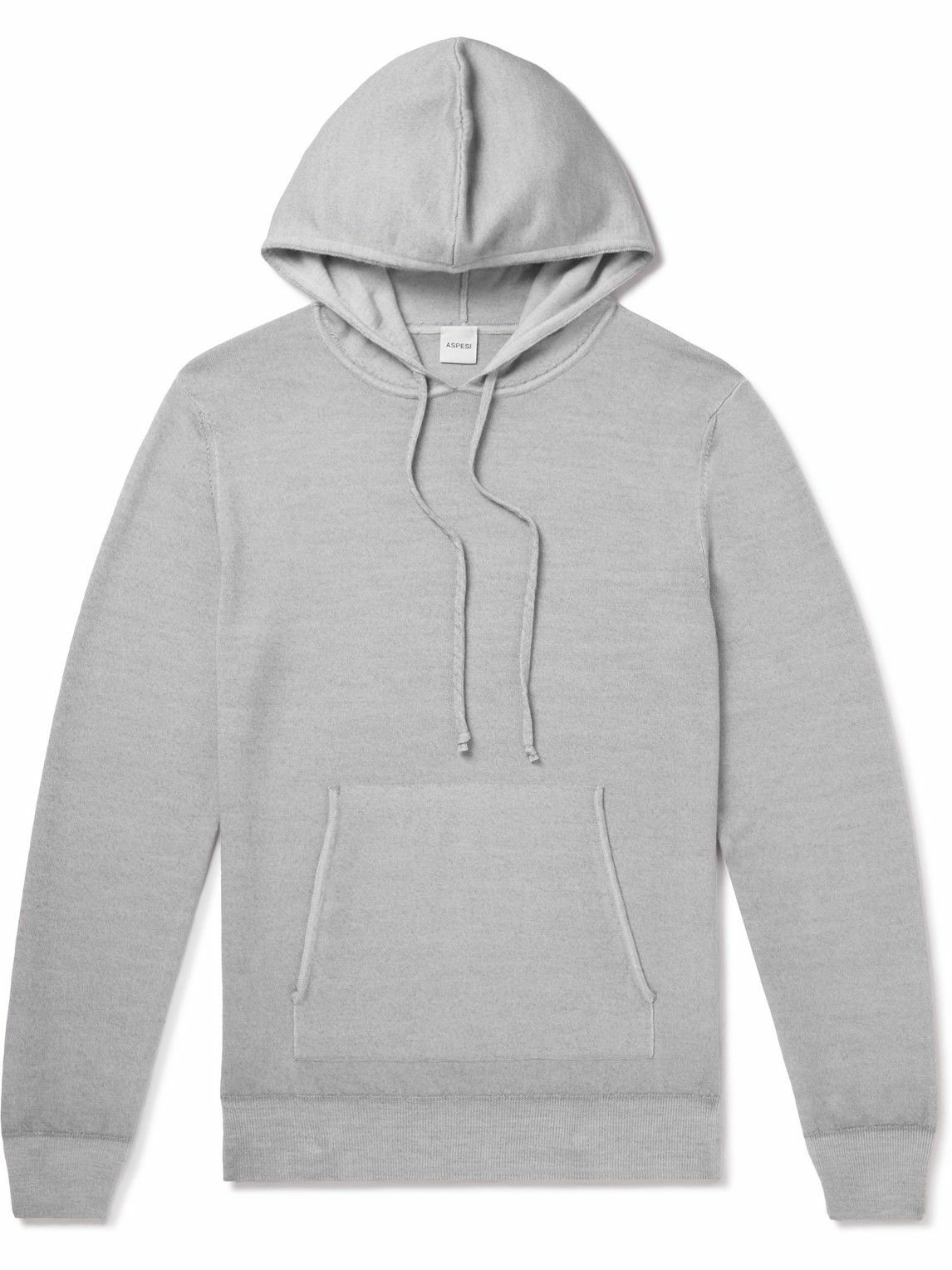 Aspesi - Wool Hoodie - Gray Aspesi