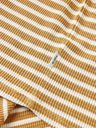 Oliver Spencer - Striped Waffle-Knit Organic Cotton-Blend T-Shirt - Yellow