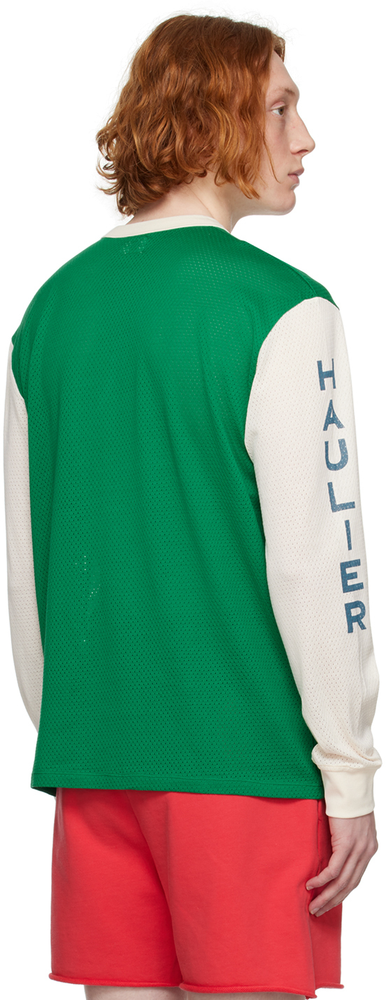Haulier Green & OffWhite Canyon Long Sleeve TShirt