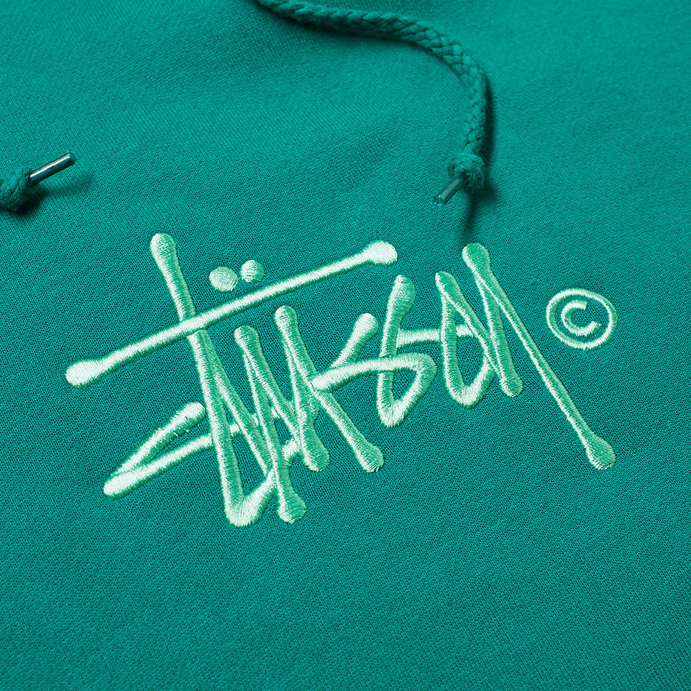 stussy basic copyright applique hood