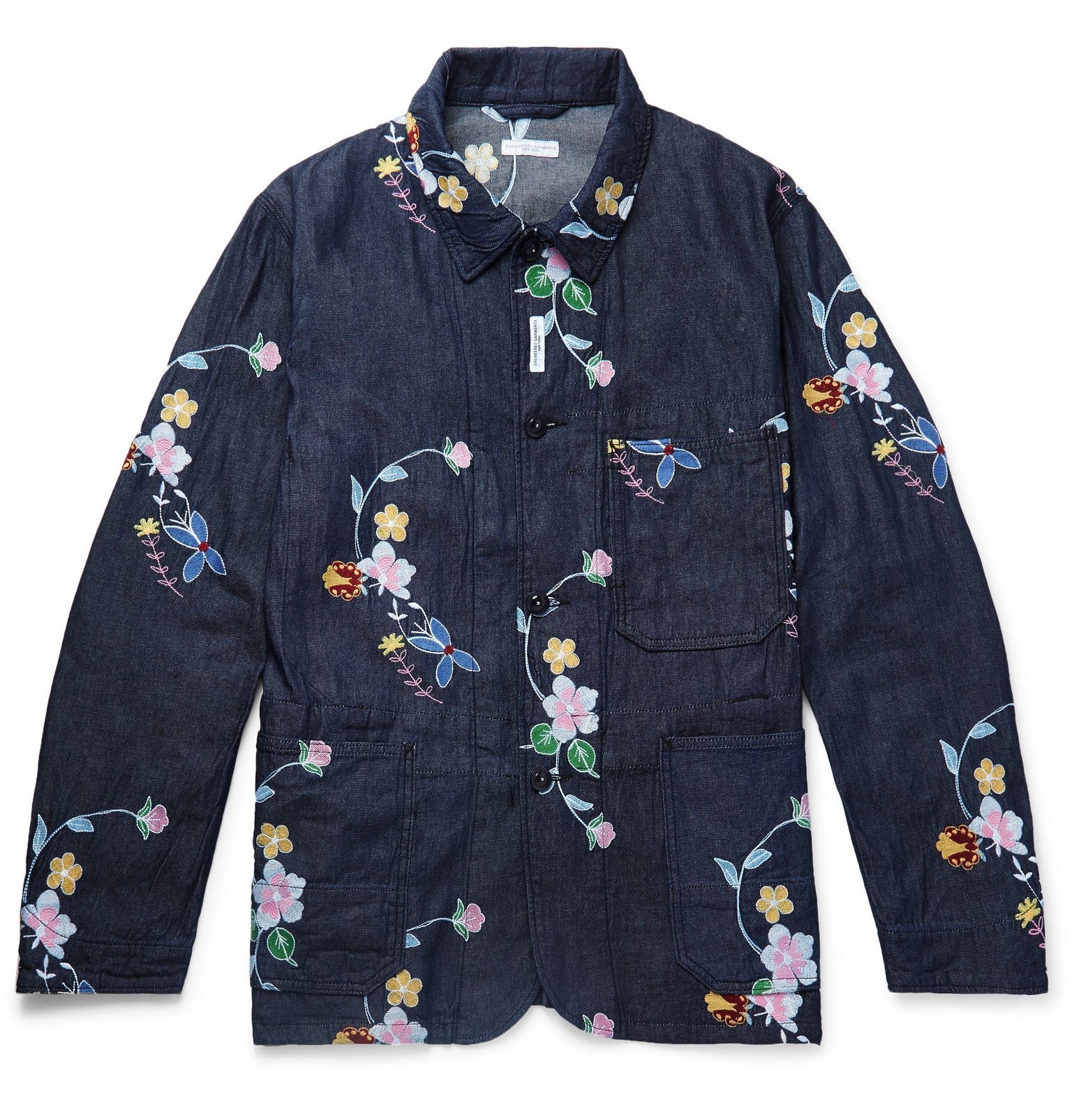 engineered garments denim shirt