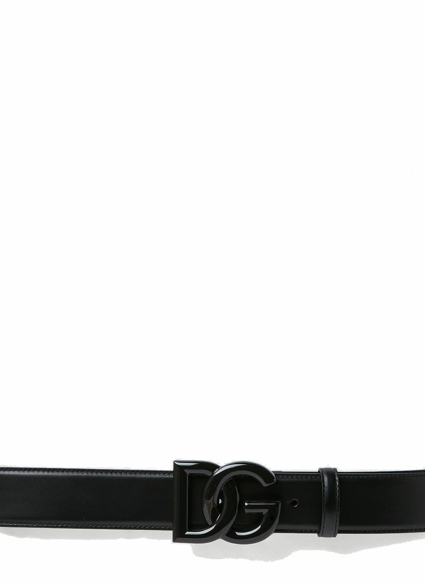 Logo Belt in Black Dolce & Gabbana