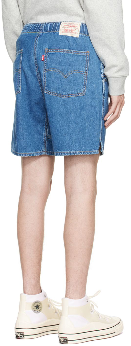 Levi's Blue Boxer Denim Shorts