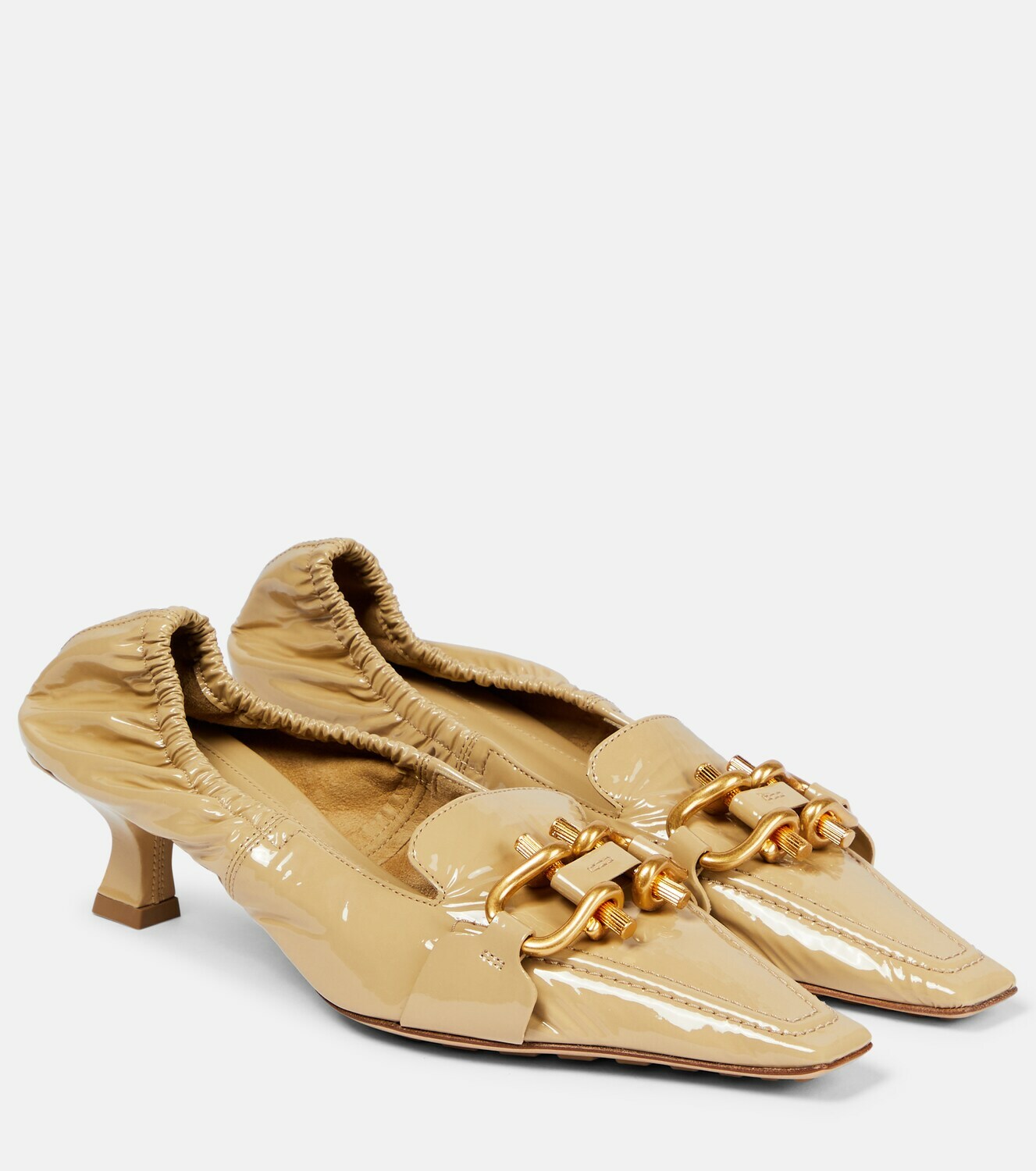 Bottega Madame patent leather pumps Bottega