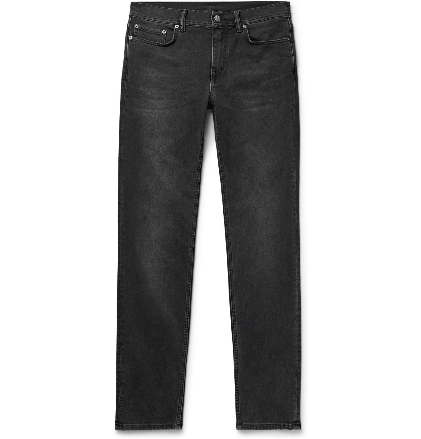 Acne Studios North Skinny Fit Denim Jeans Gray Acne Studios