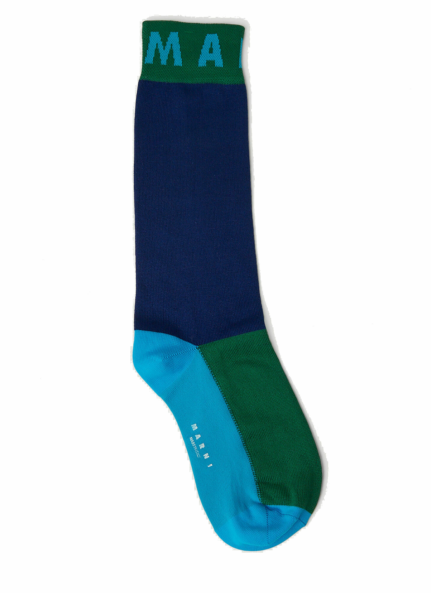 Photo: Colour Block Socks in Blue