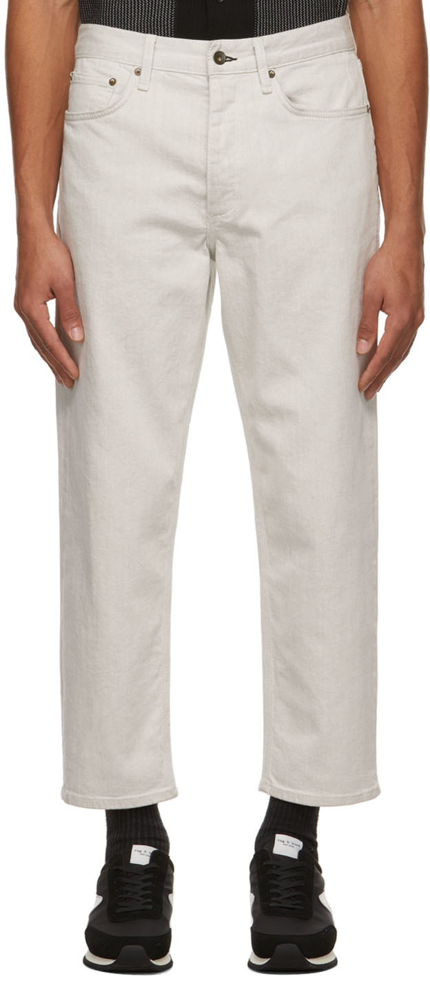 Photo: rag & bone Off-White Beck Authentic Jeans
