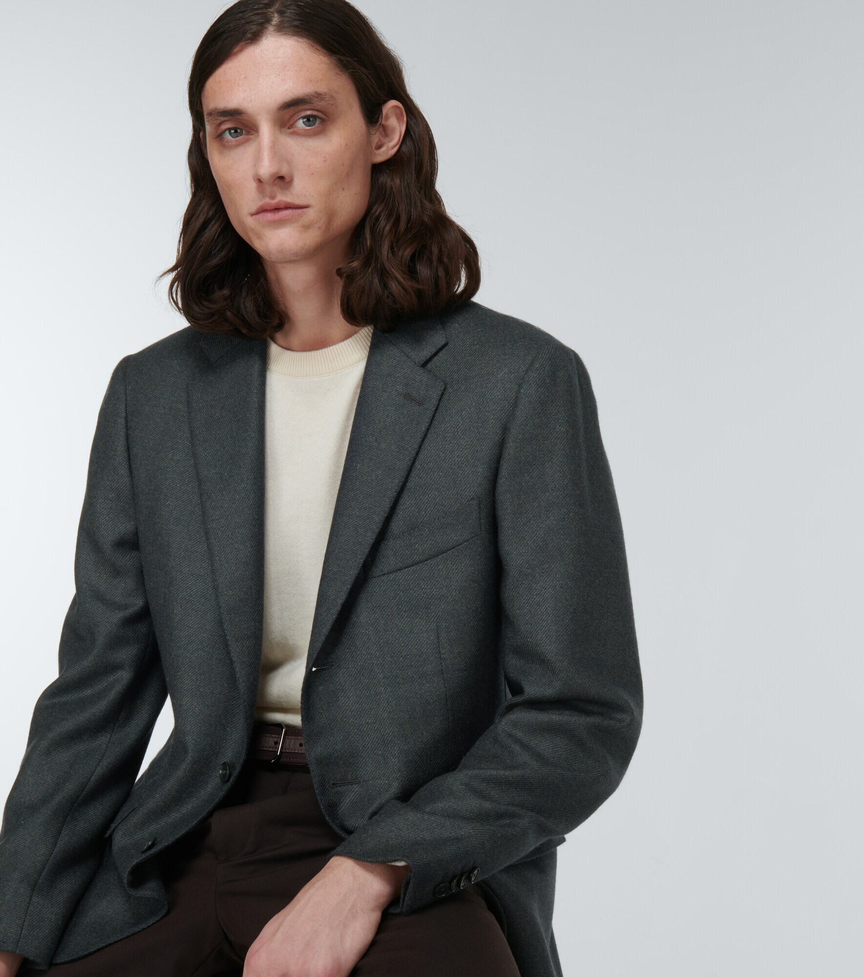Loro Piana - Cashmere and alpaca wool blazer Loro Piana