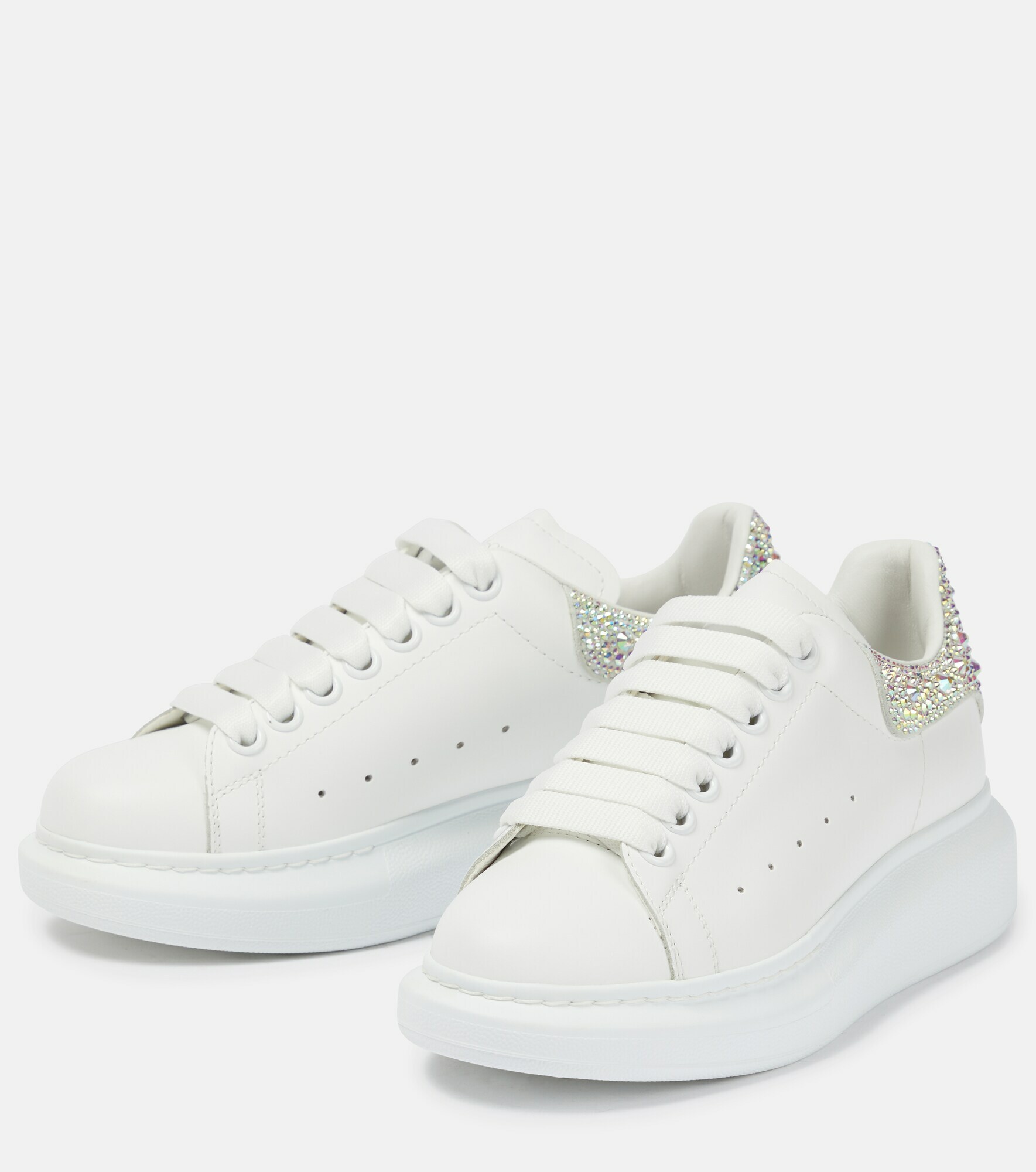 Alexander McQueen Embellished leather sneakers Alexander McQueen