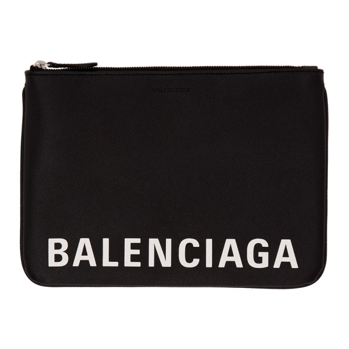balenciaga black pouch