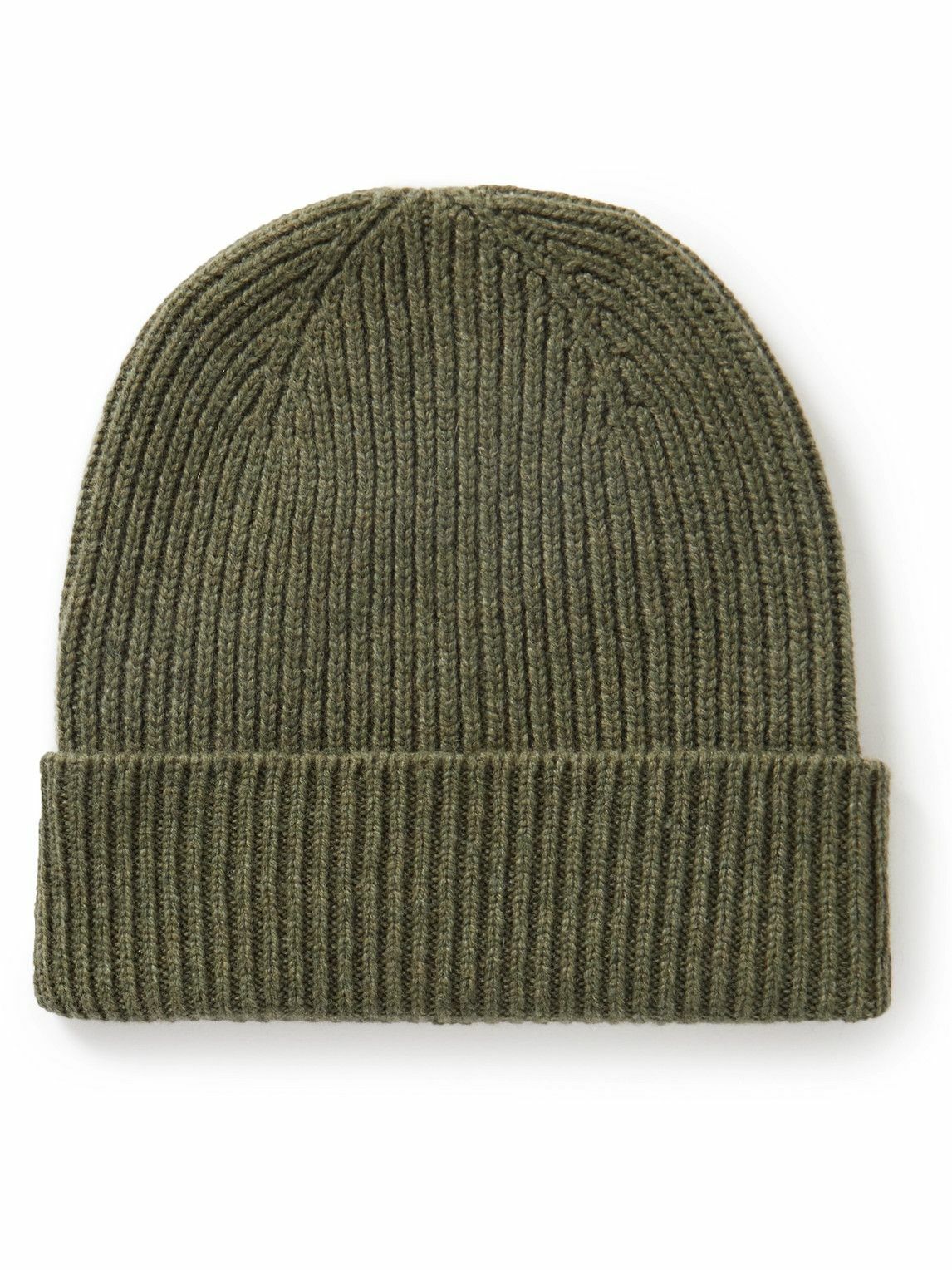 William Lockie - Ribbed Cashmere Beanie William Lockie