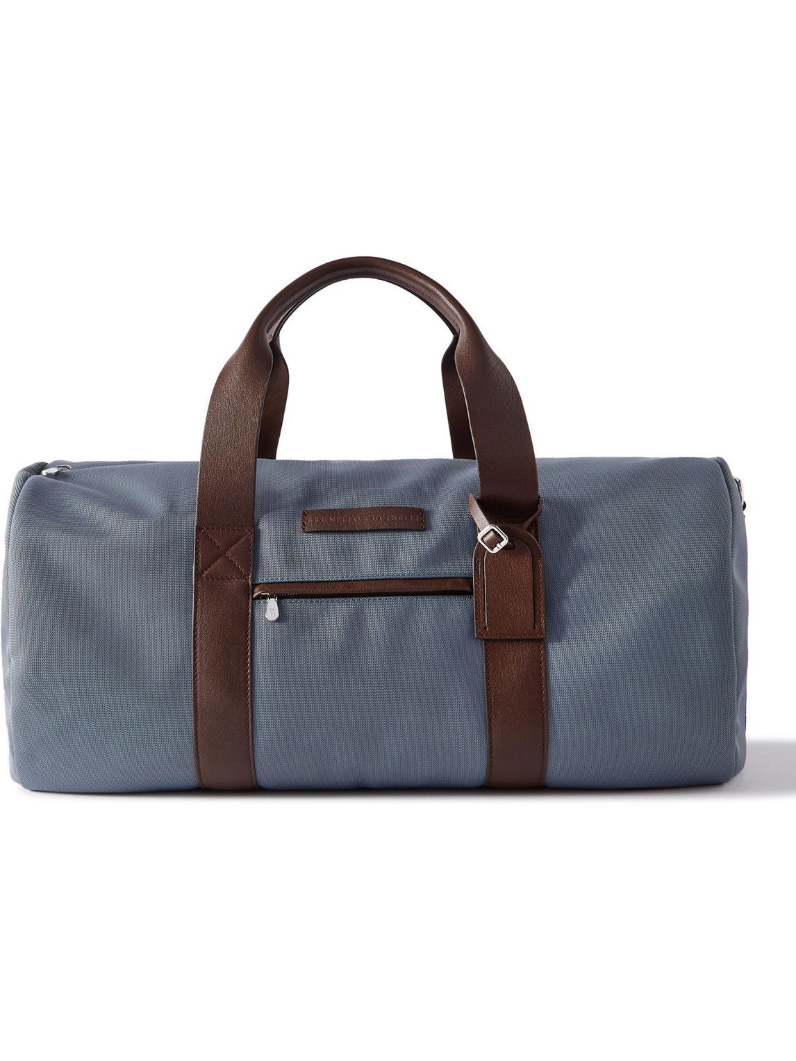 Brunello Cucinelli - Leather-Trimmed Nylon Holdall Brunello Cucinelli