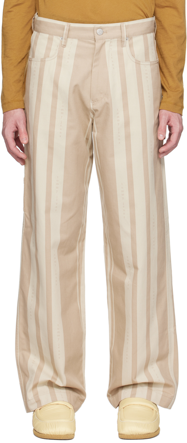 Tommy Jeans Beige Dual Cargo Pants Tommy Jeans