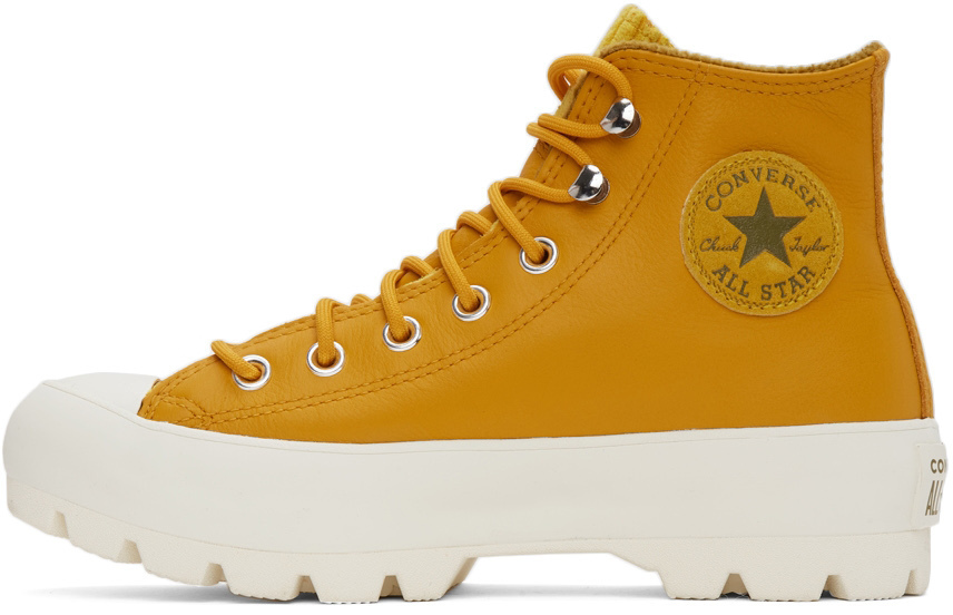 lugged converse yellow